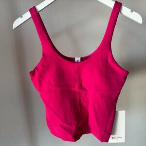 NWT Lululemon Glow Up Tank, Hot Pink